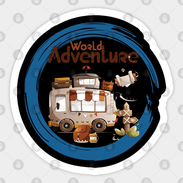 World Adventure Sticker by piksimp